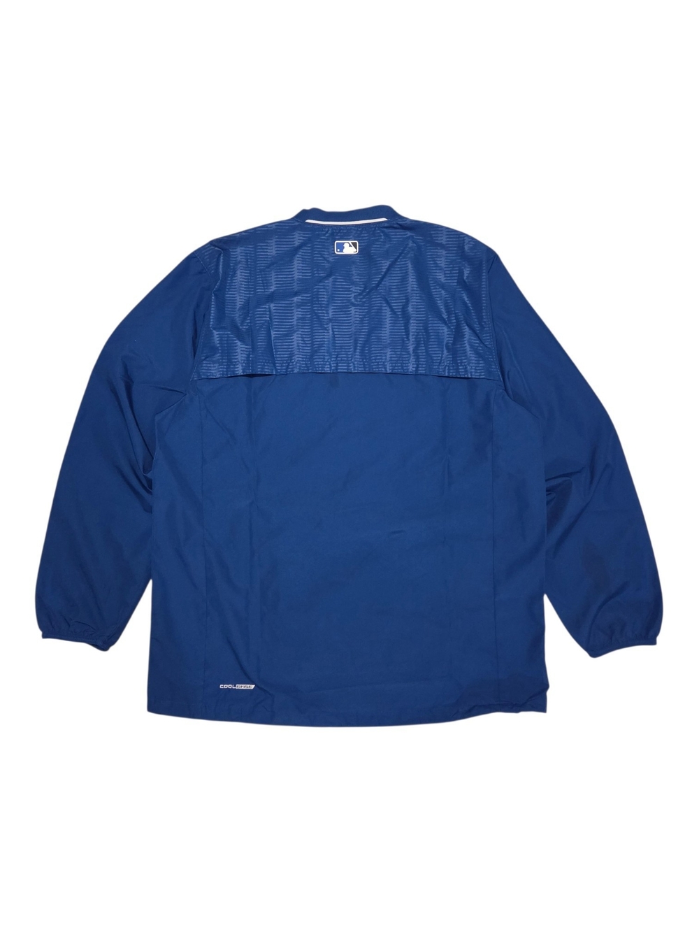 Majestic Toronto Blue Jays Quarter Zip Cool Base Windbreaker Jacket - Picture 2 of 10